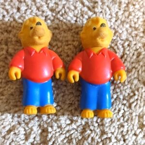 Vintage Bernstain Brother Bear Figures